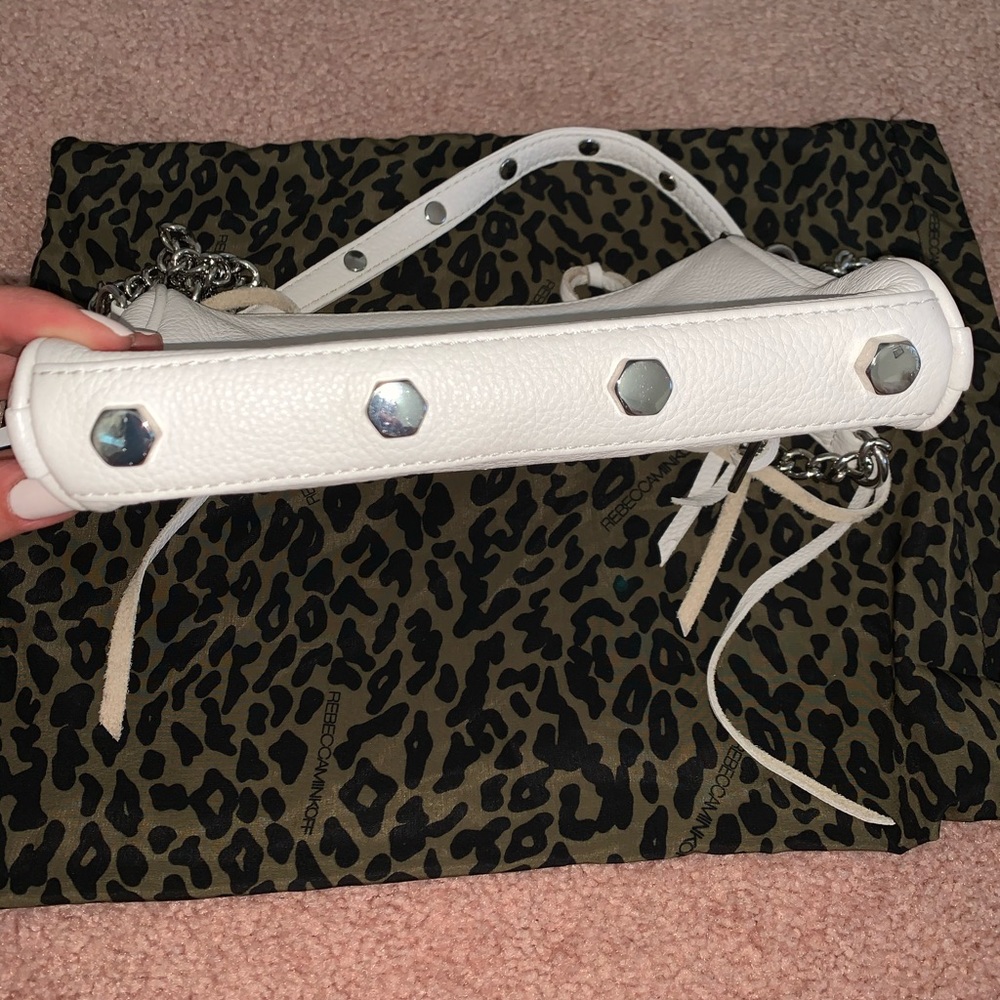 Rebecca Minkoff 5 zip white crossbody bag - Picture 3 of 6